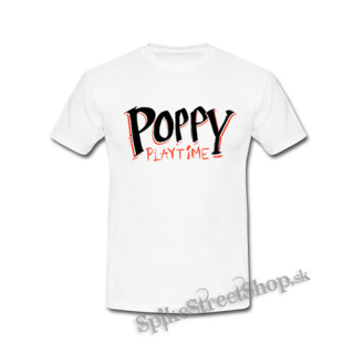 POPPY PLAYTIME - Logo - biele pánske tričko