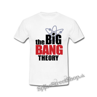 THE BIG BANG THEORY - TEORIA VELKEHO TRESKU - Logo - biele pánske tričko