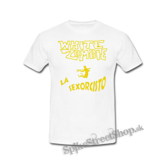 WHITE ZOMBIE - La Sexorcisto - biele pánske tričko