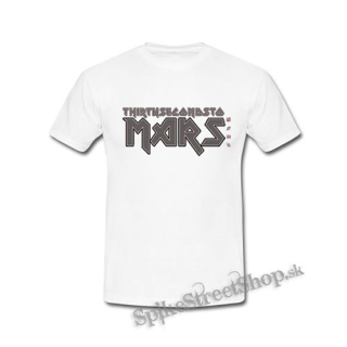 30 SECONDS TO MARS - Iron Maiden Logo - biele detské tričko