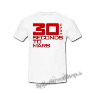 30 SECONDS TO MARS - Red Logo - biele detské tričko