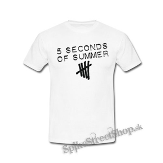 5 SECONDS OF SUMMER - Logo - biele detské tričko