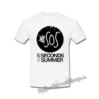 5 SECONDS OF SUMMER - Sign - biele detské tričko