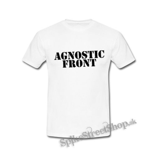 AGNOSTIC FRONT - Logo - biele detské tričko