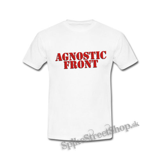 AGNOSTIC FRONT - Logo Red - biele detské tričko