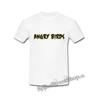 ANGRY BIRDS - Logo - biele detské tričko