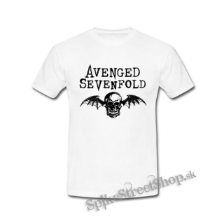 AVENGED SEVENFOLD - Logo A7X Skull - biele detské tričko
