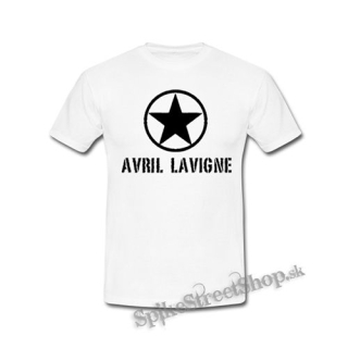 AVRIL LAVIGNE - Logo Punkrock Star - biele detské tričko