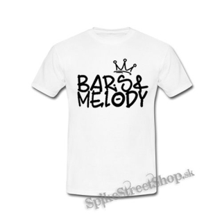 BARS & MELODY - Logo Crest - biele detské tričko