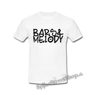 BARS & MELODY - Logo - biele detské tričko