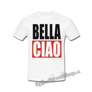 BELLA CIAO - biele detské tričko