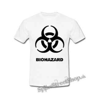 BIOHAZARD - Logo - biele detské tričko