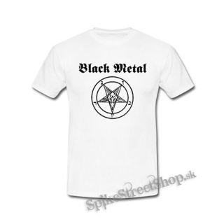 BLACK METAL - biele detské tričko