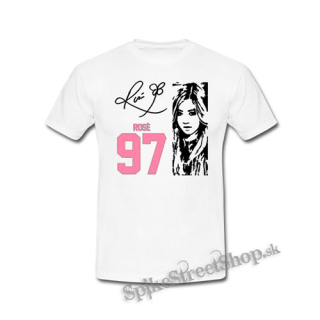 BLACKPINK - Rosé 97 Signature Portrait - biele detské tričko