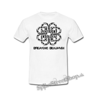 BREAKING BENJAMIN - Black Logo - biele detské tričko