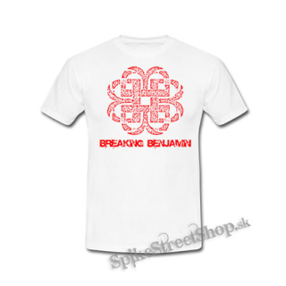 BREAKING BENJAMIN - Red Logo - biele detské tričko
