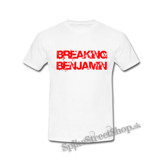 BREAKING BENJAMIN - Red Logo Motive 2 - biele detské tričko