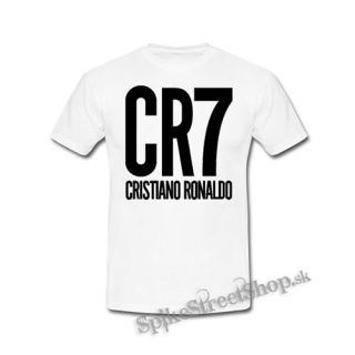 CRISTIANO RONALDO - CR7 Crest - biele detské tričko