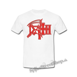 DEATH - Logo Red - biele detské tričko