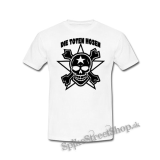 DIE TOTEN HOSEN - Logo Skull - biele detské tričko