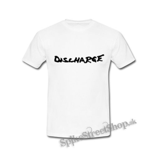 DISCHARGE - Logo - biele detské tričko