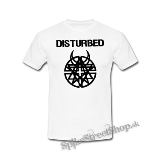 DISTURBED - Logo - biele detské tričko
