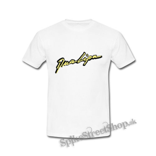 DUA LIPA - Yellow Logo - biele detské tričko
