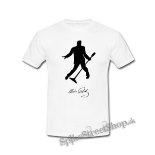 ELVIS PRESLEY - Silhouette Signature - biele detské tričko