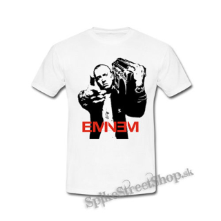 EMINEM - Logo & Portrait - biele detské tričko