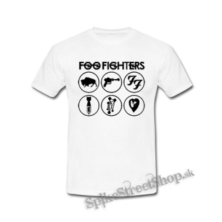 FOO FIGHTERS - Album Collection - biele detské tričko