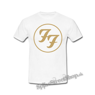 FOO FIGHTERS - Gold Logo - biele detské tričko