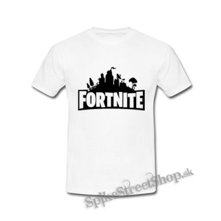 FORTNITE - Logo - biele detské tričko