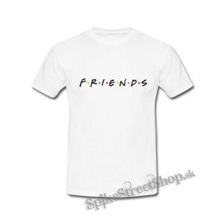 FRIENDS - PRIATELIA - Logo Colour - biele detské tričko