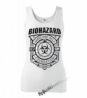 BIOHAZARD - Hardcore Help Foundation - Ladies Vest Top - biele