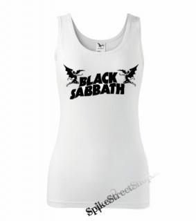 BLACK SABBATH - Logo - Ladies Vest Top - biele