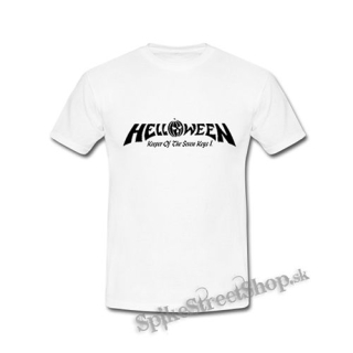 HELLOWEEN - Keeper Of The Seven Keys part I Logo - biele detské tričko