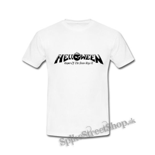HELLOWEEN - Keeper Of The Seven Keys Part II Logo - biele detské tričko