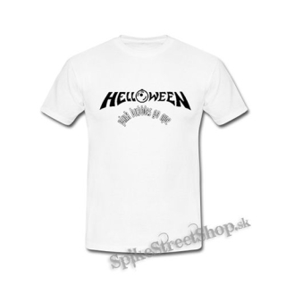 HELLOWEEN - Pink Bubbles Go Ape Logo - biele detské tričko