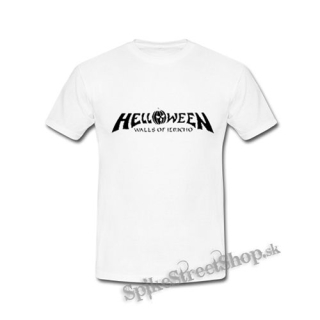 HELLOWEEN - Walls Of Jericho Logo - biele detské tričko
