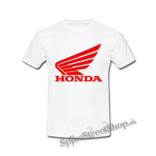 HONDA - Red Logo - biele detské tričko