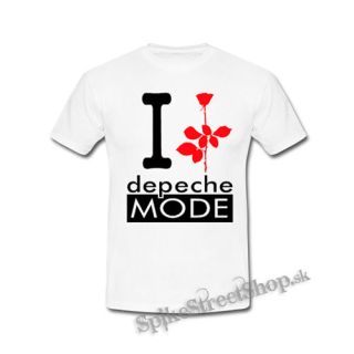 I LOVE DEPECHE MODE - biele detské tričko