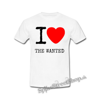 I LOVE THE WANTED - biele detské tričko