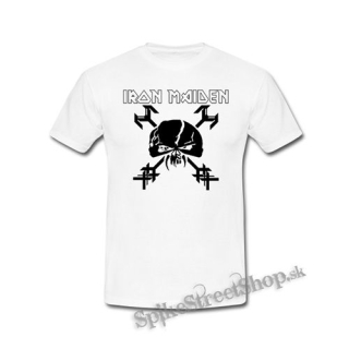 IRON MAIDEN - Final Frontier Crest - biele detské tričko