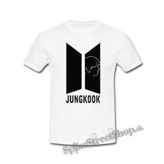 JUNGKOOK - BTS Logo & Portrait - biele detské tričko