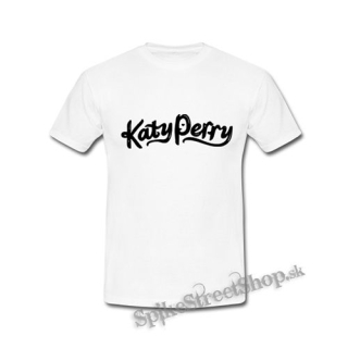 KATE PERRY - Logo - biele detské tričko