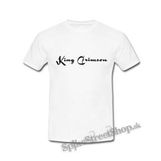 KING CRIMSON - Logo Black - biele detské tričko