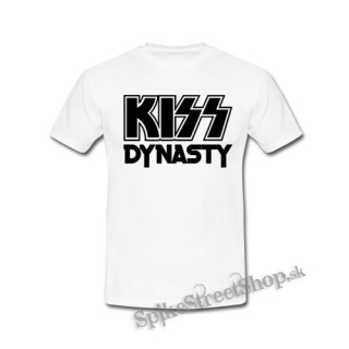 KISS - Dynasty Black Motive - biele detské tričko