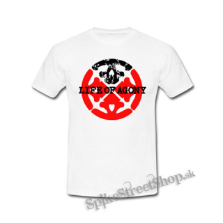 LIFE OF AGONY - Logo Symbol Crest - biele detské tričko