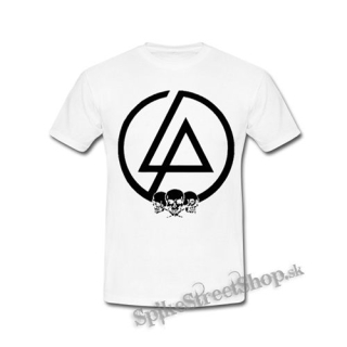 LINKIN PARK - Logo & Skulls - biele detské tričko