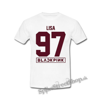 LISA 97 - BLACKPINK - Pink Number Years - biele detské tričko